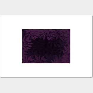 Purple leaves Posters and Art